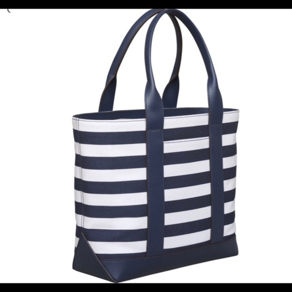 NWT❣️Michael Kors Fulton Canvas Striped Tote - Picture 3 of 5